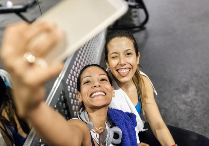 Spor Salonundan Gösteriş Sevenlere Dev Hizmet: Selfie Odası