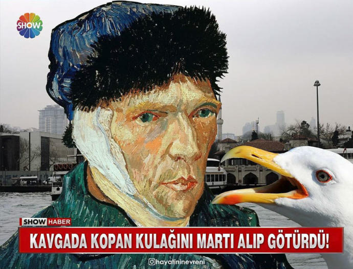 Eski Tabloları Popüler Kültürle Birleştiren Türk Gencinin Ortaya Çıkardığı Komik Eserler!