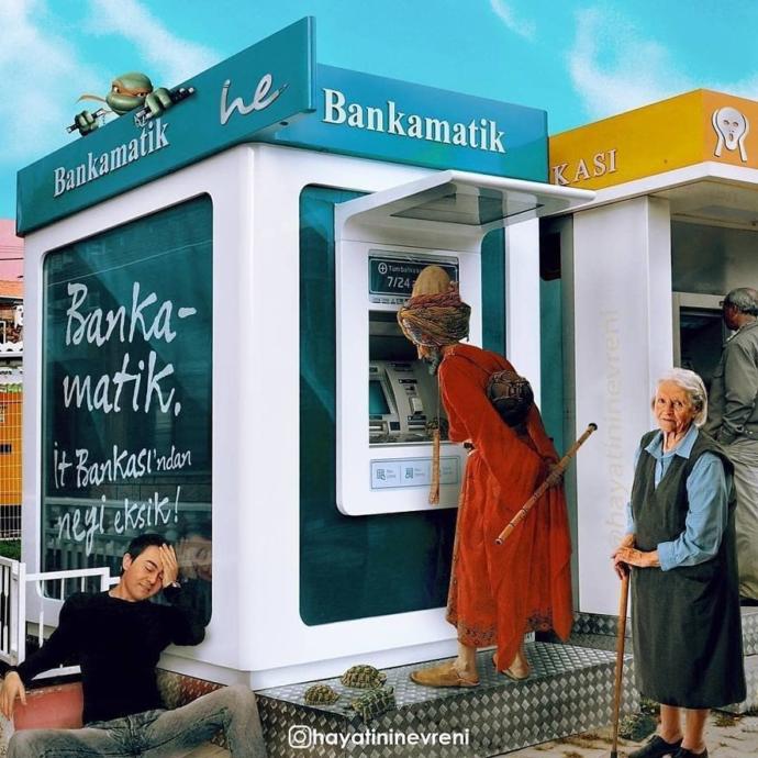 Eski Tabloları Popüler Kültürle Birleştiren Türk Gencinin Ortaya Çıkardığı Komik Eserler!