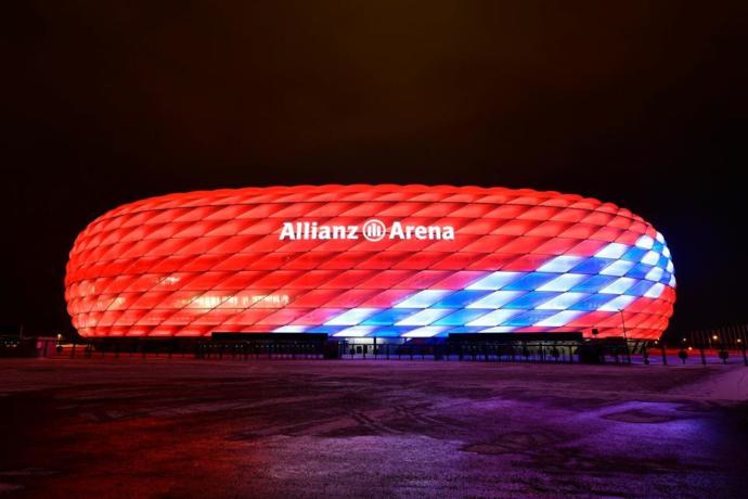 Muazzam bir Allianz Arena görütüsü...