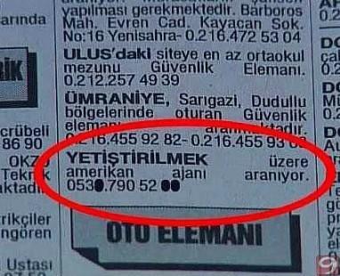 Eleman Arayan Yurdum İnsanlarından Efsane İlanlar Nelerdir?
