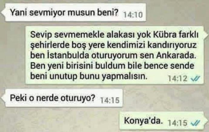 Kırıp Geçirecek WhatsApp Sevgili Diyalogları!