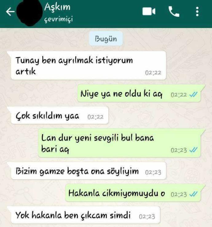Kırıp Geçirecek WhatsApp Sevgili Diyalogları!