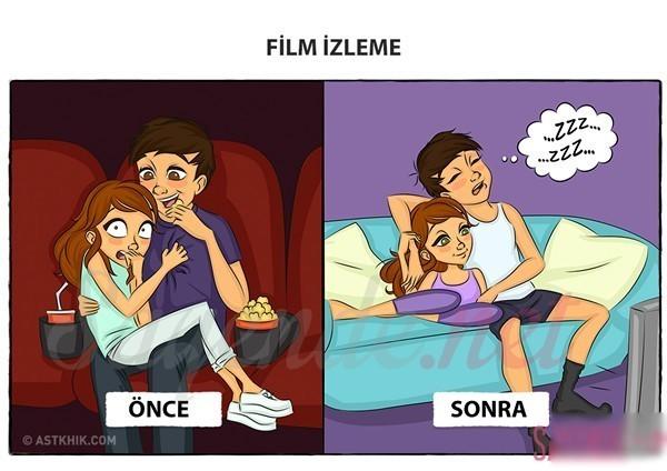Evlilik Öncesini Ve Sonrasını En Güzel Şekilde Anlatan İllüstrasyonlar Nelerdir?