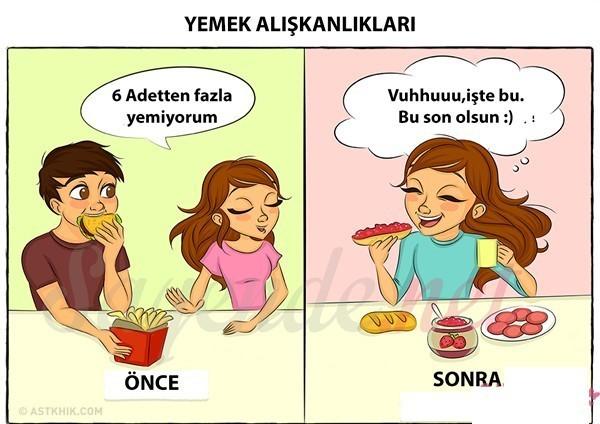 Evlilik Öncesini Ve Sonrasını En Güzel Şekilde Anlatan İllüstrasyonlar Nelerdir?