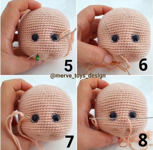 Amigurumide Bebeklere İfade Nasıl Verilir?