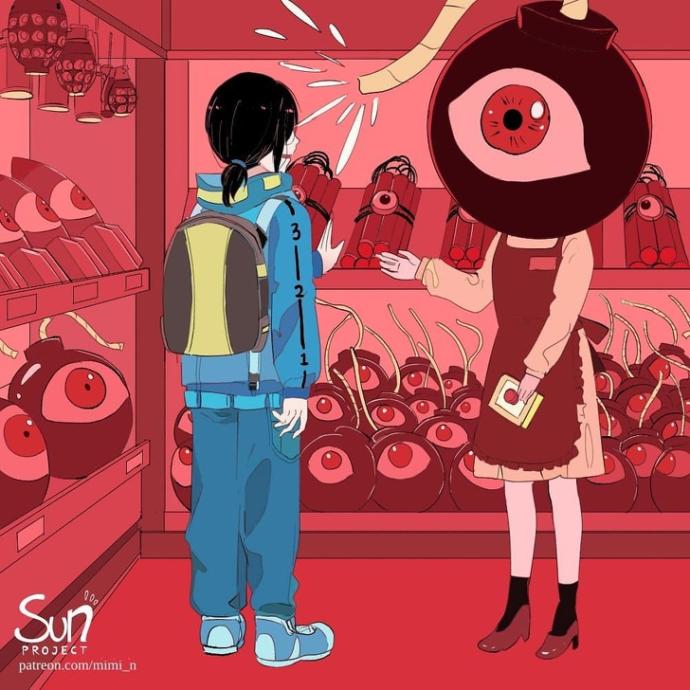 Ruhumuzda Gizli Kalan Duyguları Anime Karakterleriyle Ortaya Çıkaran Sanatçıdan 15 Çalışma!
