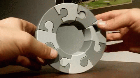 Çocuk ruhunu kaybetmemiş arkadaşınıza üç boyutlu bir puzzla almak da fena fikir değil