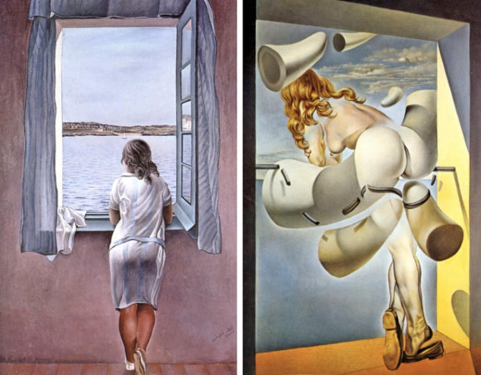 Salvador Dali, Penceredeki Kadın / 1925