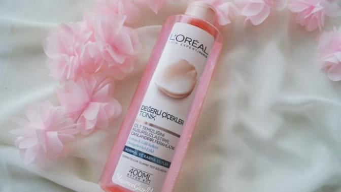 L'oreal Paris'in Değerli Çiçekler Özlü Cilt Temizleme Toniğini Değerlendiriyorum!