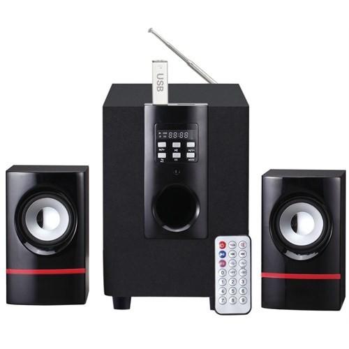 Mikado MD-325FM 2+1 Usb+SD+Fm Bluetooth Destekli Dijital Göstergeli Ses Sistemi