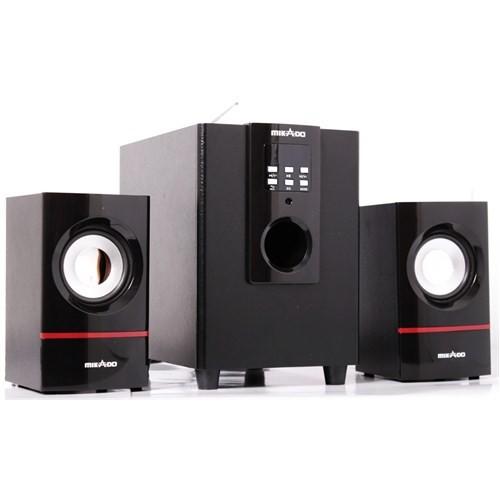 Mikado MD-325FM 2+1 Usb+SD+Fm Bluetooth Destekli Dijital Göstergeli Ses Sistemi