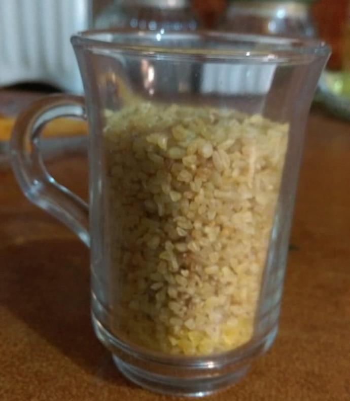 Bulgurun miktarı