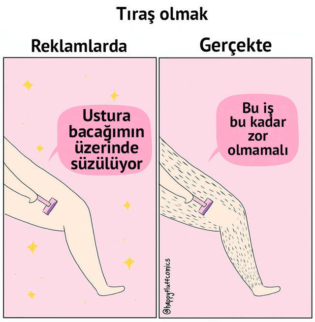 Gündelik Yaşamda Kadınların Karşılaştıkları 7 Probleme Eğlenceli Bir Bakış Açısı