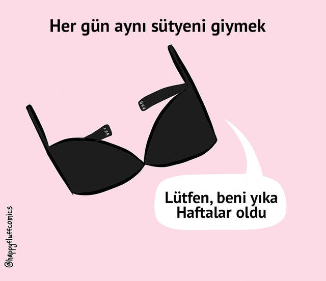 Gündelik Yaşamda Kadınların Karşılaştıkları 7 Probleme Eğlenceli Bir Bakış Açısı