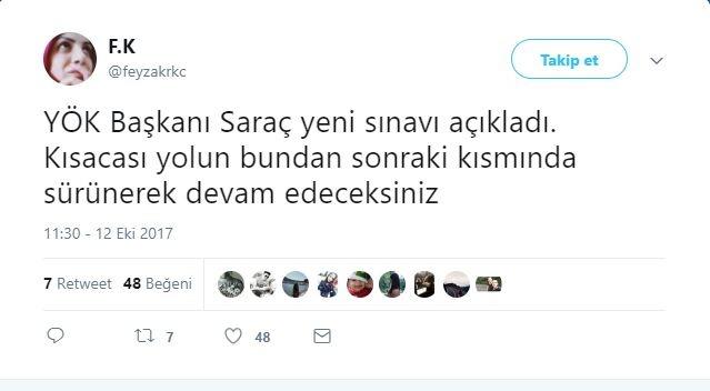 Atılan tweetler