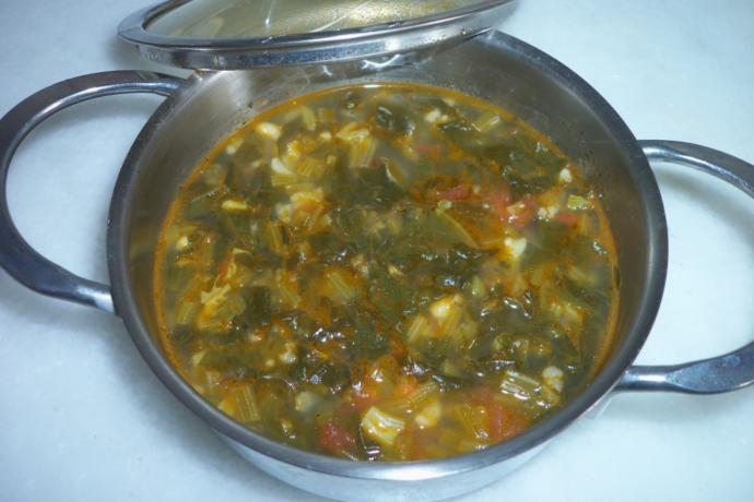 Ispanak çorbası