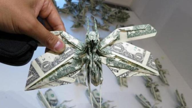 Ülkece Sitemimizi Kusabileceğimiz "Dolardan" Yapılmış Origamiler!