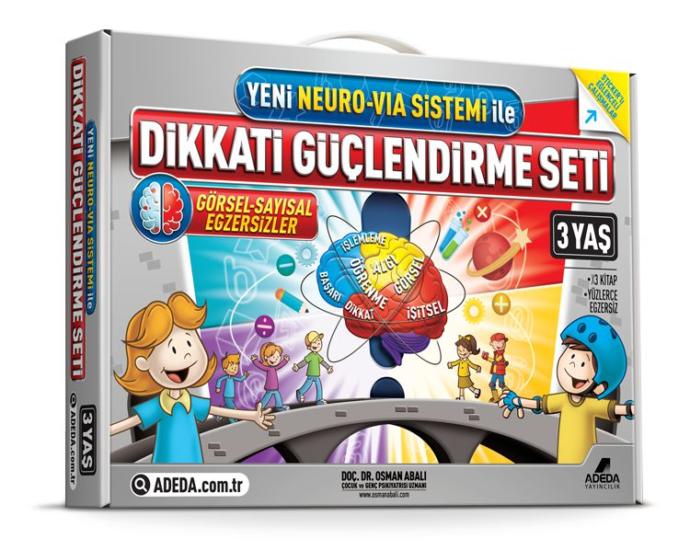 3 Yaş Dikkati Güçlendirme Seti (DGS) - Adeda Yayıncılık