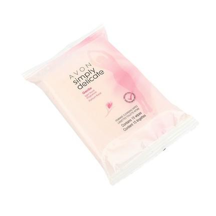 Avon Simply Delicate Hijyenik Bölge Temizleyici Mendil 15 Adet