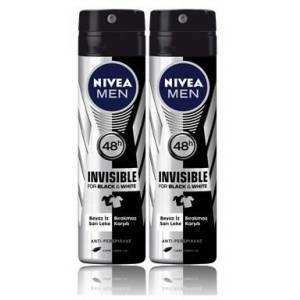 3.Nivea Deo Sprey Erkek Deodorant İnvisible Original 150ml 2 Adet