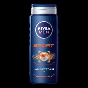 2.Nivea Men Sport - Erkekler için Saç ve Vücut Şampuanı
