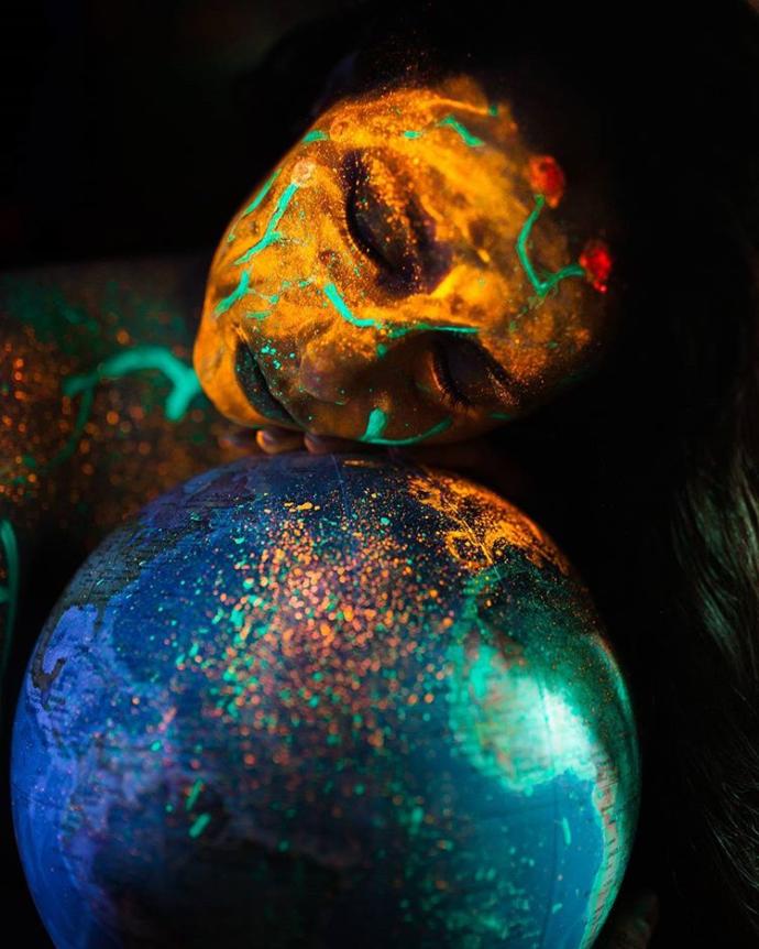 Neon Renkler İle Estetiğin Birleştiği Harika Portre Fotoğrafları!