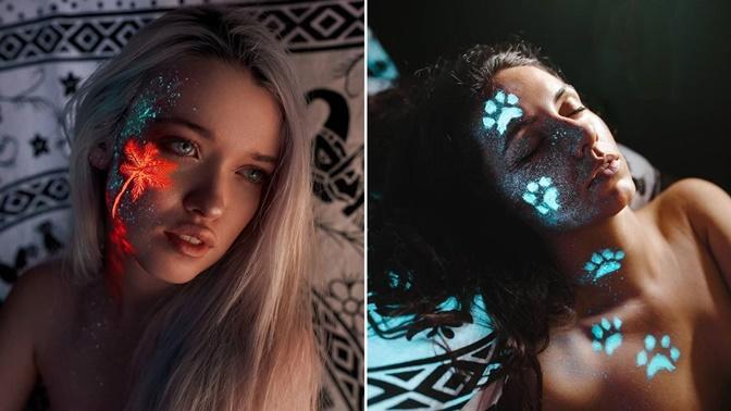 Neon Renkler İle Estetiğin Birleştiği Harika Portre Fotoğrafları!
