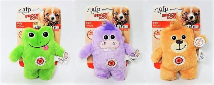 Afp Indoor Dog Toy-İçerisi Ses Çıkaran Peluş Kurbağa Köpek Oyuncağı