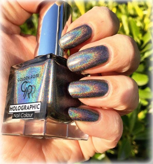 Golden Rose Holografik Nail Color