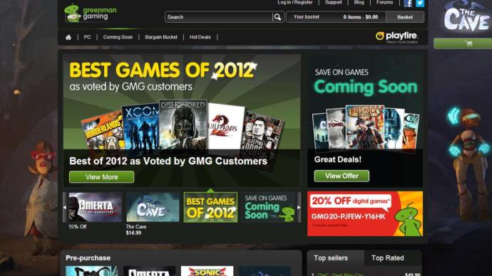 Green Man Gaming İngilizce fakat Türk Lirası ile satış yapıyor