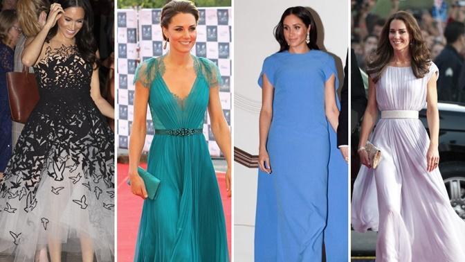 Sürekli Karşılaştırılan Kraliyet Ailesi Güzelleri Kate Middleton ve Meghan Markle'ın Stillerini İnceliyorum!