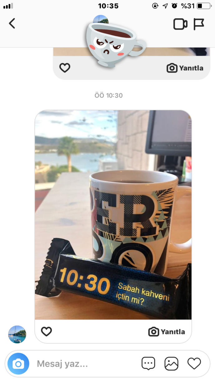 o sinirle kaç bardak kahve içtim tahmin edin!!