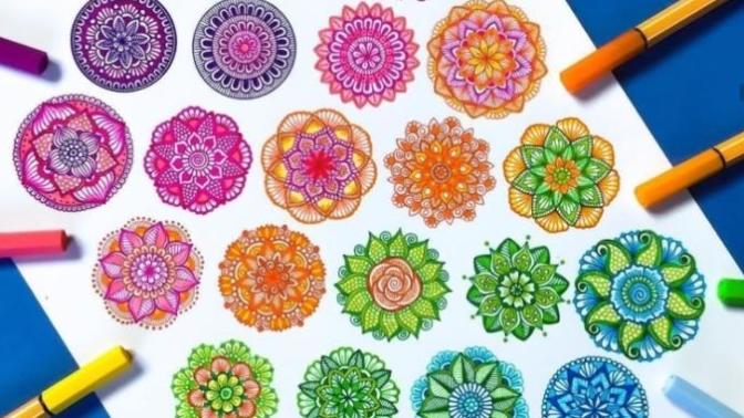 Boş Vakitlerinizi Rengarenk Değerlendirmek İçin Mandala Tavsiyelerim!
