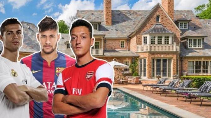 Futbolcuların Dudak Uçuklatan ve Aynı Zamanda "Vay Be Adam Hayatını Yaşıyor" Dedirten Evleri