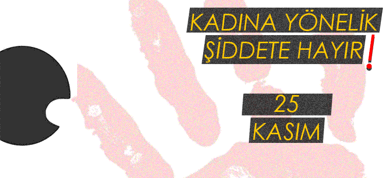 Kadına şiddete hayır!