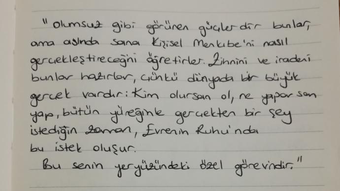 Kendi Kişisel Menkıbeni Gerçekleştirmektir 