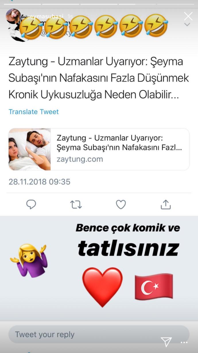 Şeyma Subaşı'nın Nafaka Haberlerine Verdiği Tepki