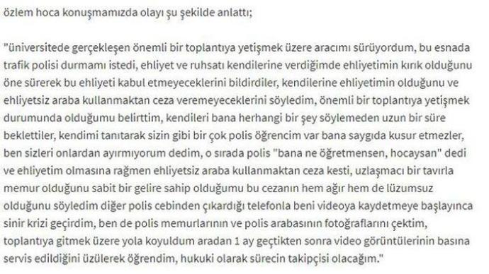 'Ehliyetsiz Araç Kullandığı İçin Ceza Kesildi' Denilmişti, Gerçek Öyle Çıkmadı