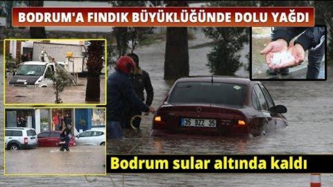 Bodrum'da Sel Felaketi Yaşandı