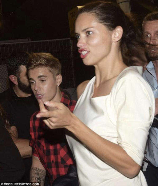 Adriana Lima Ve Justin Bieber