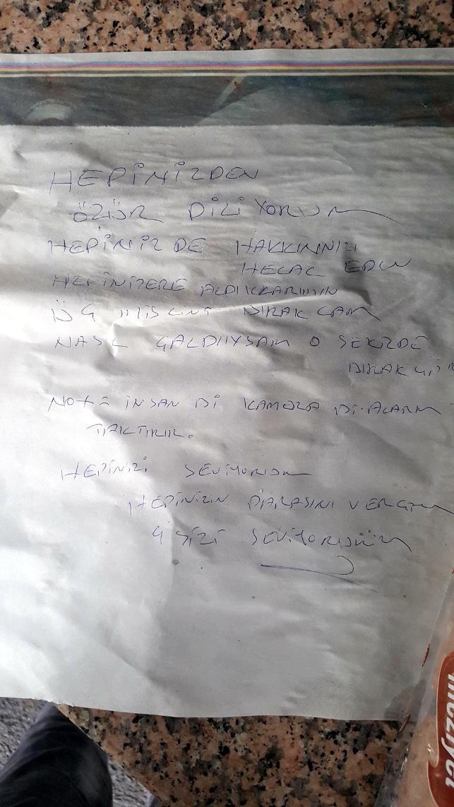 Hırsızın bıraktığı not oldukça ilginçti