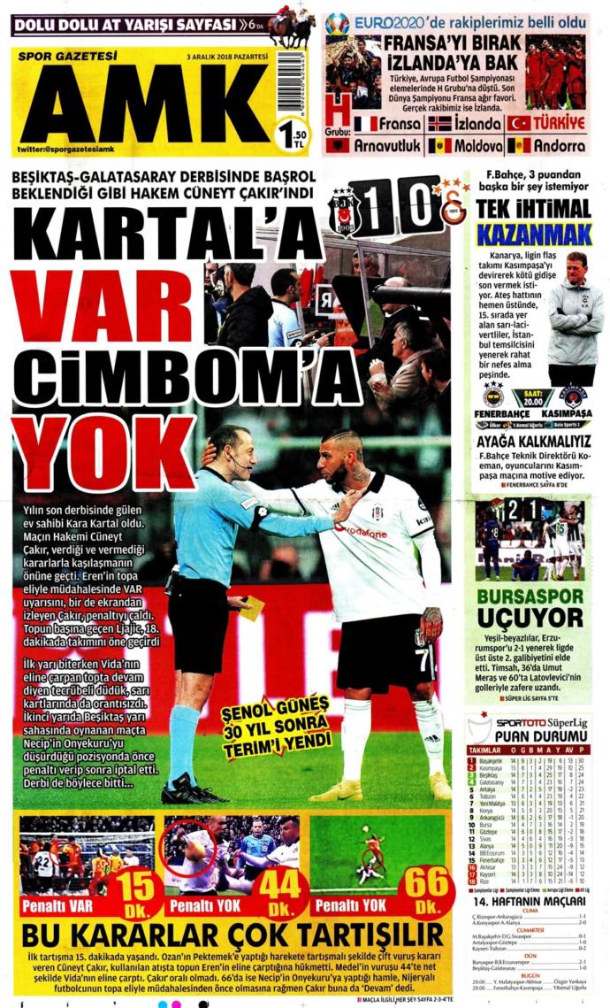 AMK: Kartal'a Var Cimbom'a Yok