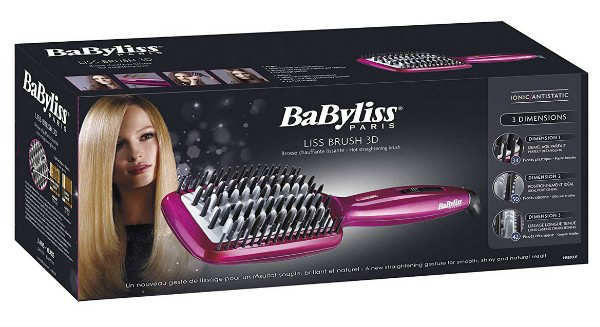 Babyliss HSB100E Liss Brush 3D Düzleştirici Saç Fırçası