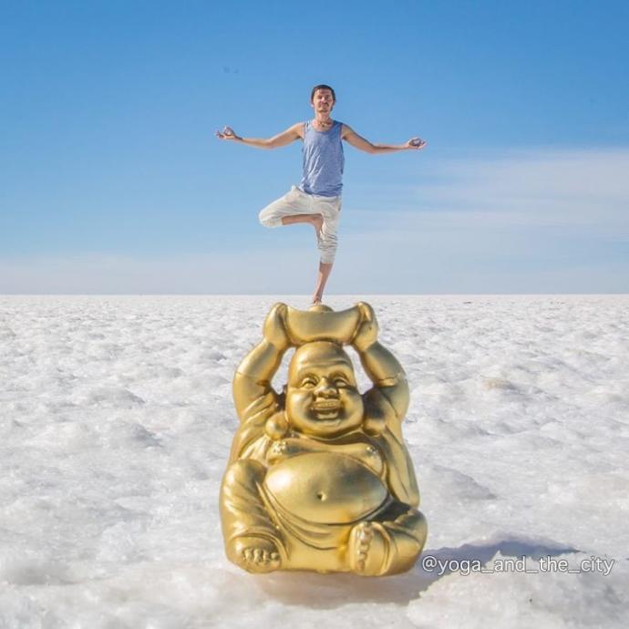 Ülke Ülke Gezip Yoga Yapan İnsanları Çeken Fotoğrafçının Renkli Kareleri!