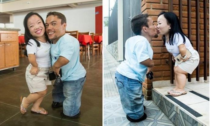 Boyları Çok Kısa Aşkları Upuzun: Dünyanın En Kısa Boylu Ve En Tatlı Çifti Mutluluk Saçıyor