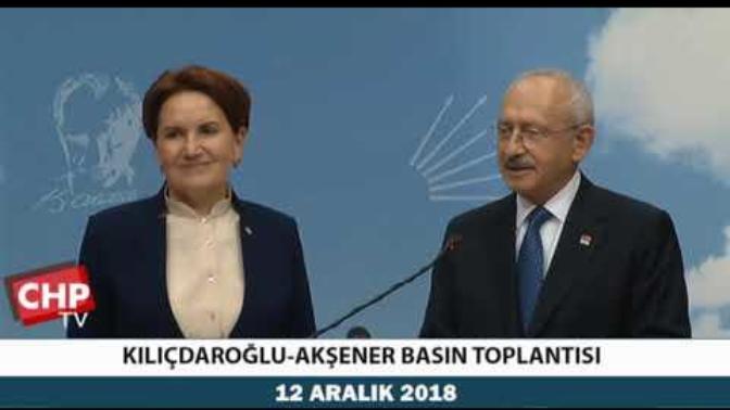 Kemal Kılıçdaroğlu ve Meral Akşener Anlaştı