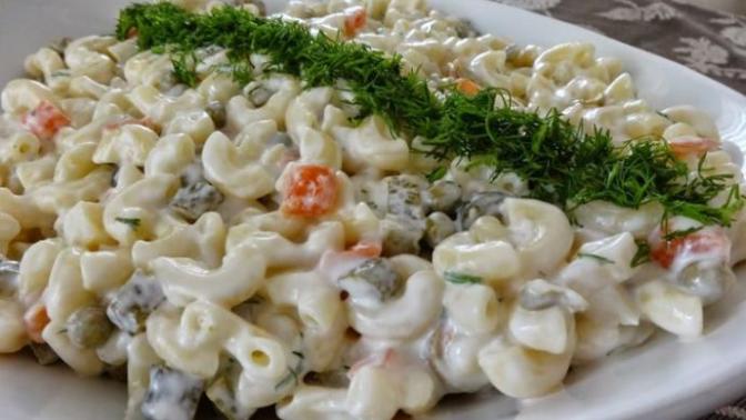 Pratik Yoğurtlu Makarna Salatası Tarifi