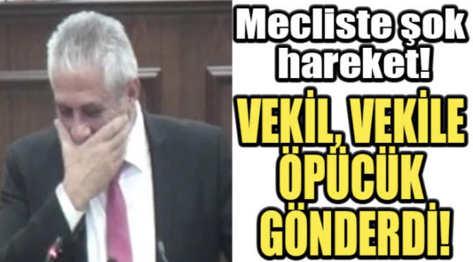 Bütçe Görüşmeleri Toplantısında Kürsüye Çıkan Vekile Öpücük Atan, Biray Hamzaoğulları KKTC Meclisi’ni Coşturdu!