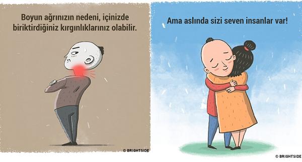 Sağlıklı Bir Vücut Sağlıklı Bir Zihinle Olur: Psikolog Susan Babel'in Bu Durumu Anlatan Harika Çizimleri
